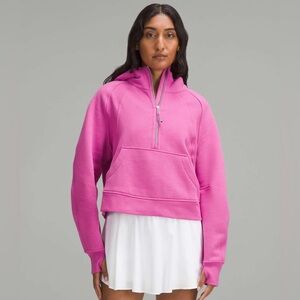 Lululemon Oversized Half Zip Scuba Pow Pink XS/S NWOT